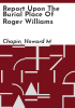 Report_upon_the_burial_place_of_Roger_Williams